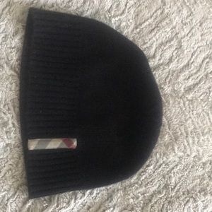Black Burberry Beanie